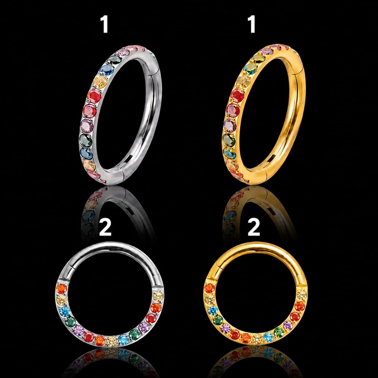 Aro prismatico rainbow