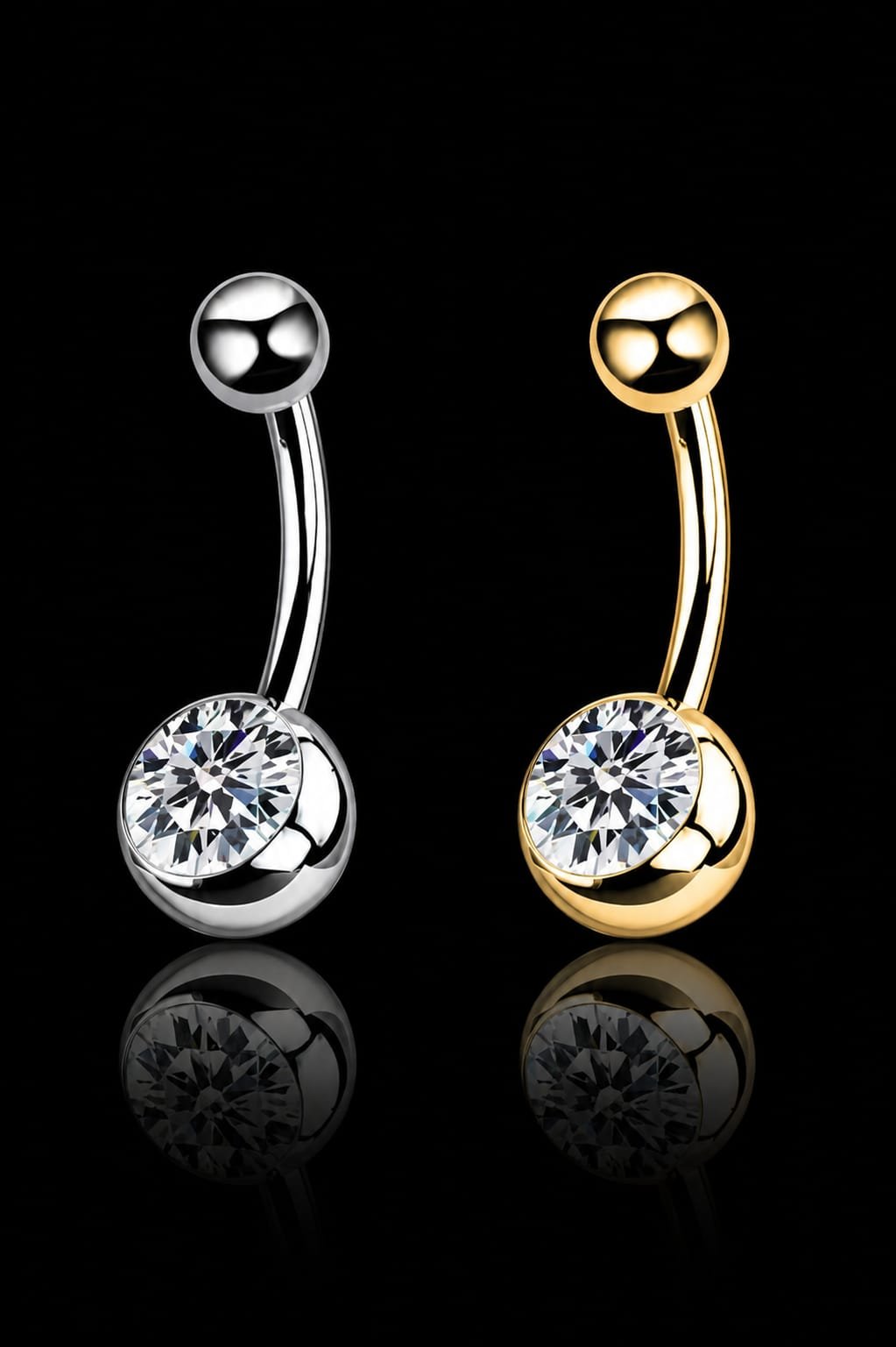 Navel eclipse crystal
